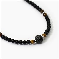 Collana Mabina Uomo Bohémien in Argento Zircone 553593 - 553593